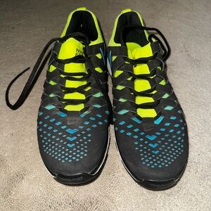 Men’s Nike Black and Bright Yellow Sneakers